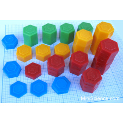 Plastic Weights, Set Of 54