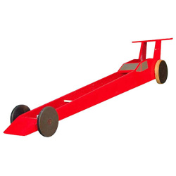 Dragster Vehicle, Rubber Band Powered