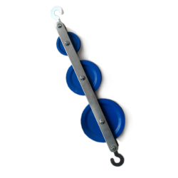Plastic Pulley Blue 3 Pulleys, 5